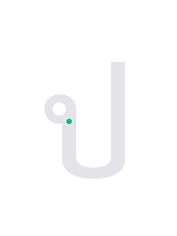 Animated stroke order for Po Pla