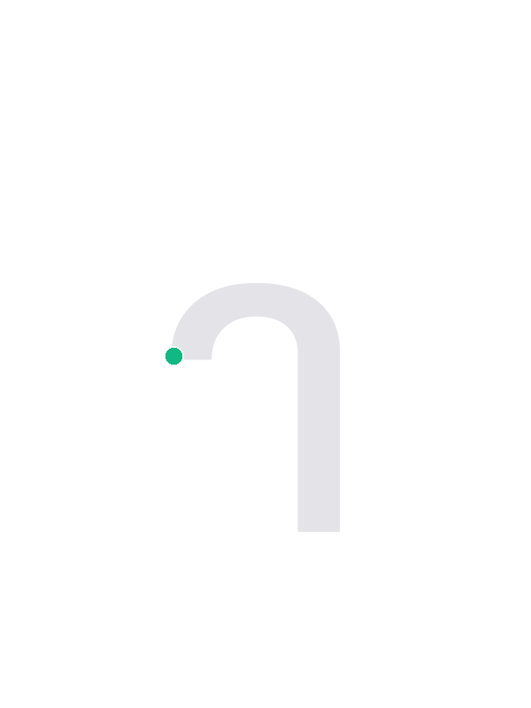 Animated stroke order for aa (long)
