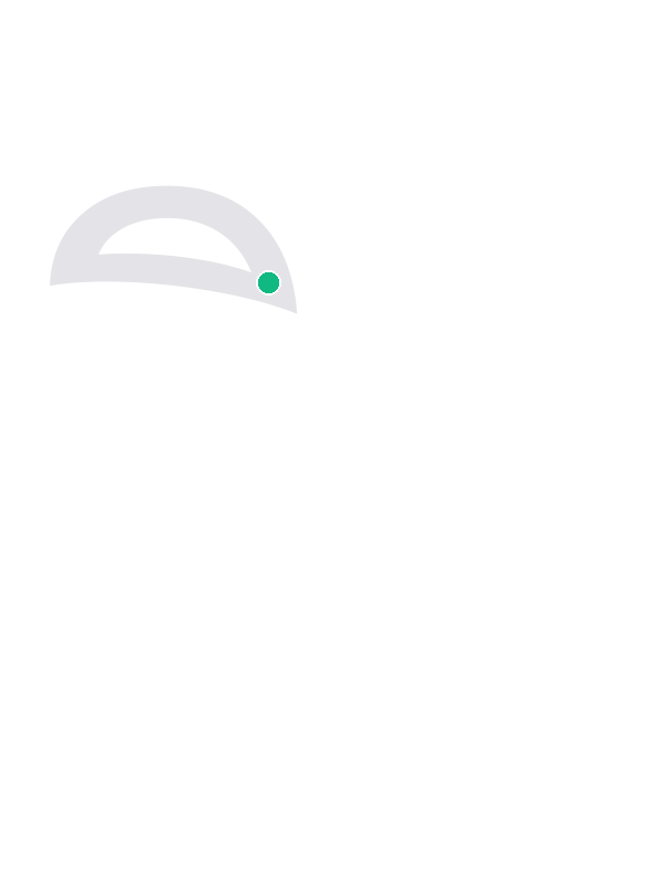 Animated stroke order for i (short)